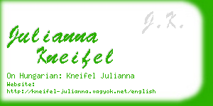 julianna kneifel business card